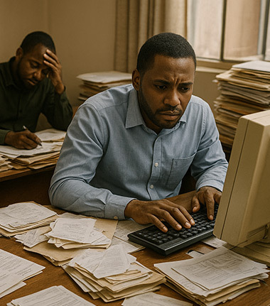 Frustrated Business Team